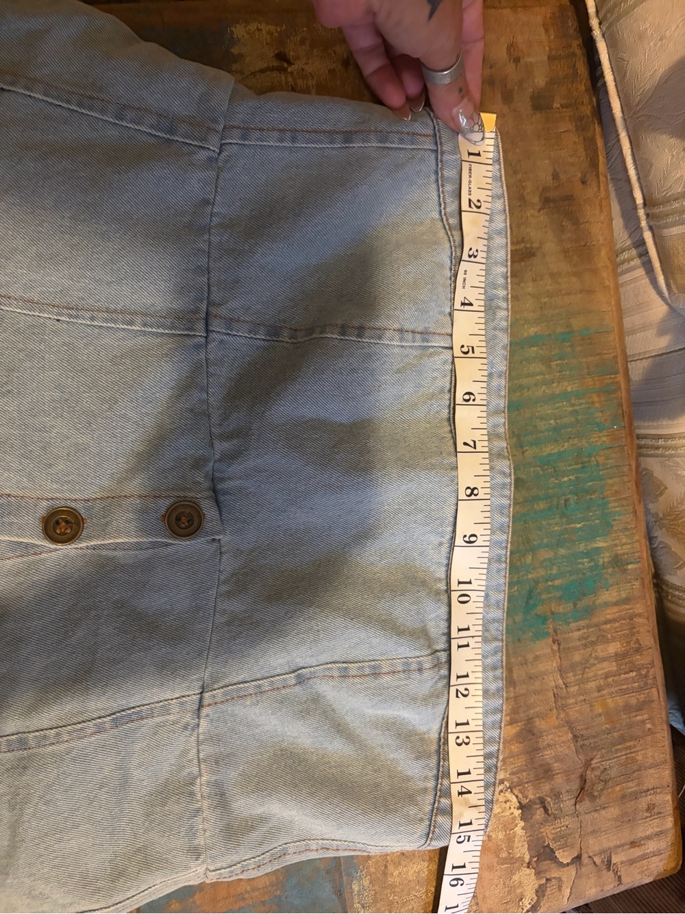 gimmicks by BKE Light Blue Button-Front Denim shirt - Picture 6 of 7